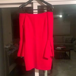 Beautiful dress off the shoulder never Worn